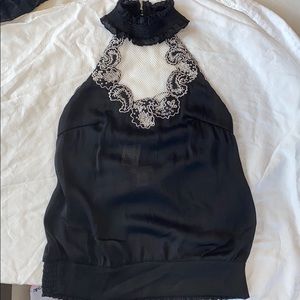 Arden B black blouse